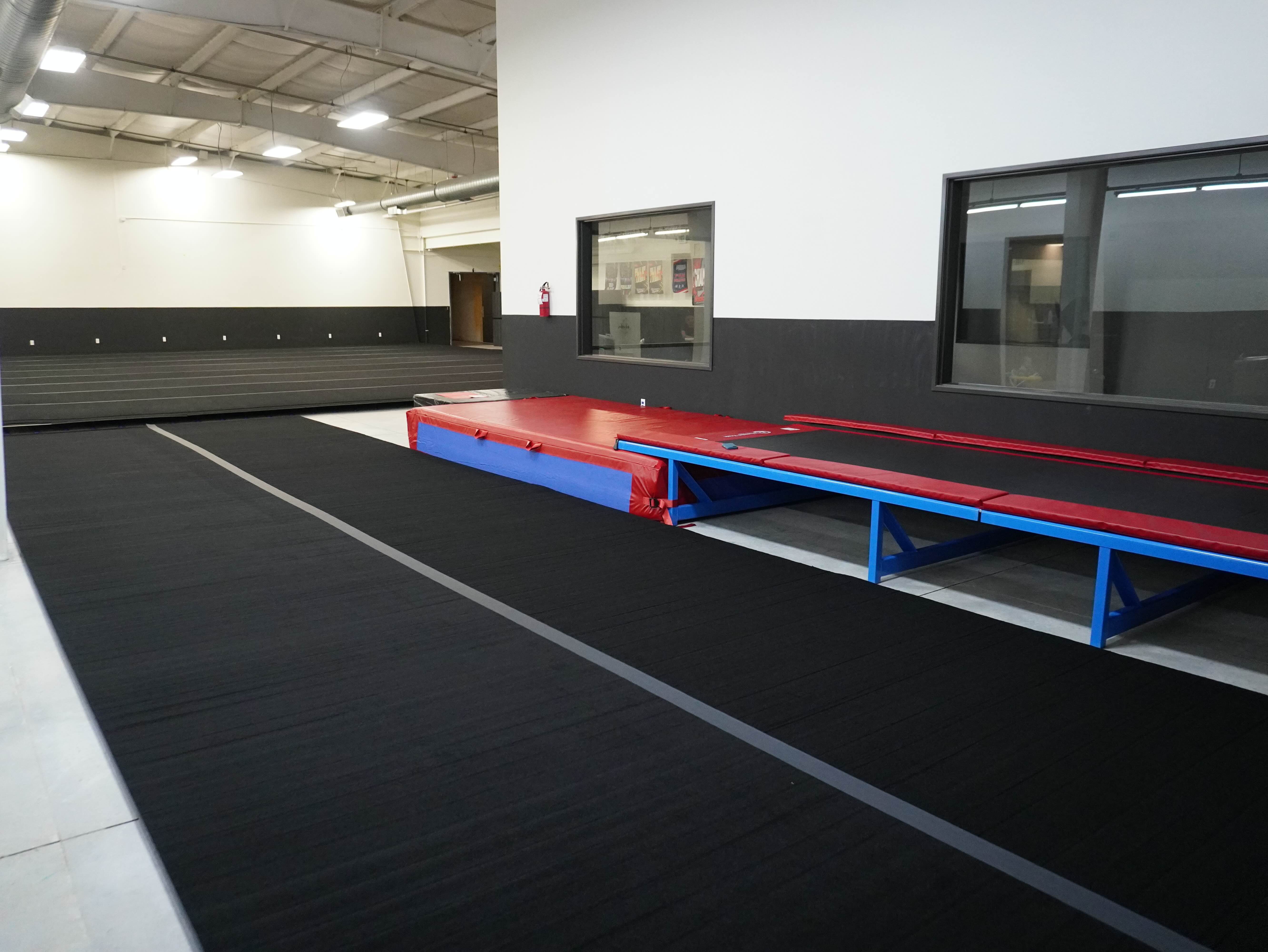 Wells Athletics training equipment and mats